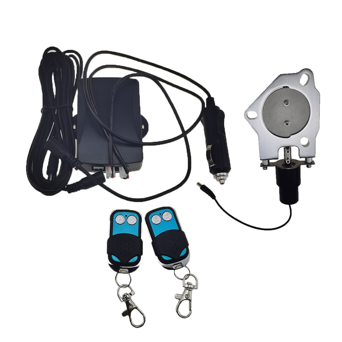 Electric Exhaust Cutout Valve Kit 2.5 3.0 - Elektrischer Fernschalter, 2,0 Zoll, 2,25 Zoll,