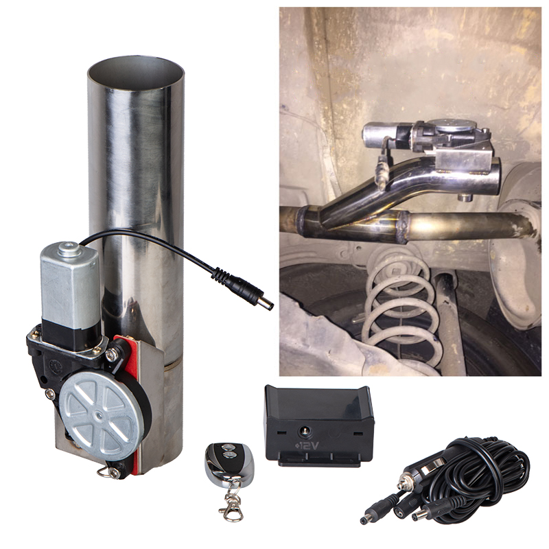 Electric Exhaust Cutout Valve Kit 2.5 3.0 - 2,0 