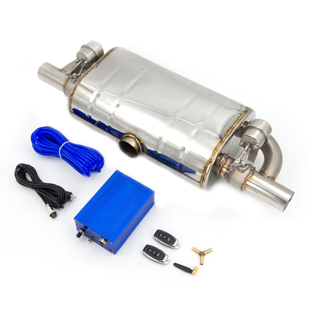 Exhaust Dump Valve With Wireless Remote - Universeller T-Typ-Auspuffschalldämpfer mit drahtlosem Fernabdumpventil 51