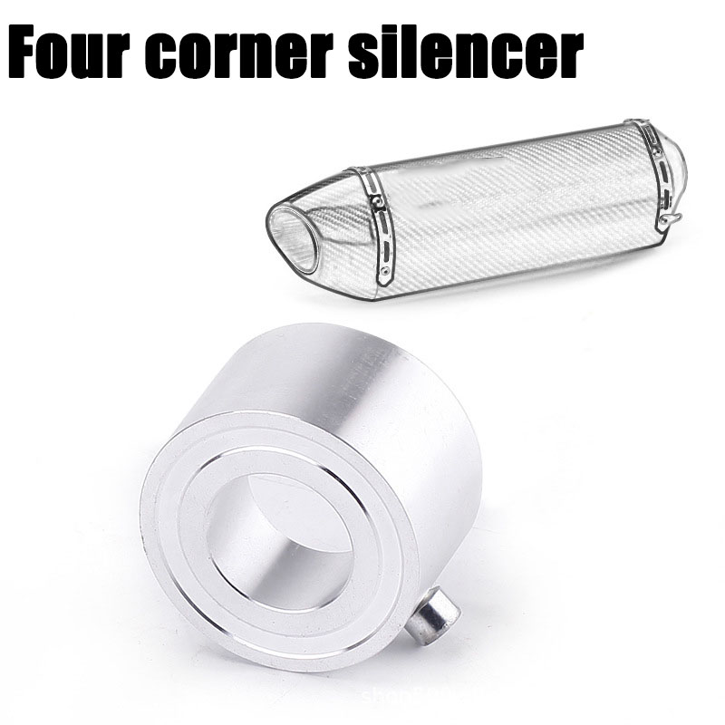 Exhaust Muffler Stainless Steel Universal - Universeller Front-Mittelbereich-Katalysator DB-Killer für Motorrad-Auspuff Schalldämpfer