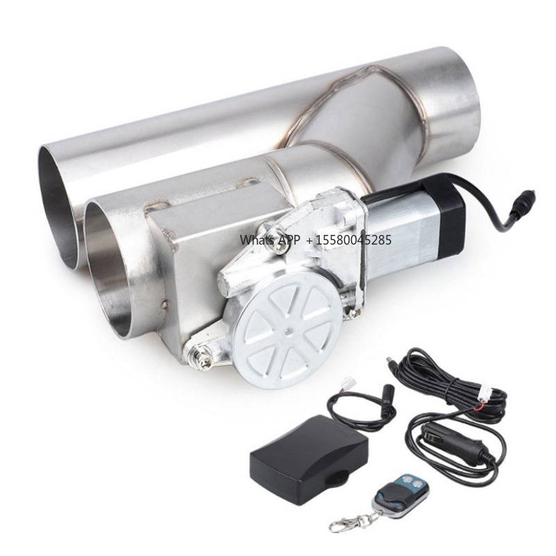 Dual Exhaust Cutout Valve Y Pipe Stainless - Y-förmiges Auspuffrohr mit Doppelauslass, integriertem Auspuff,