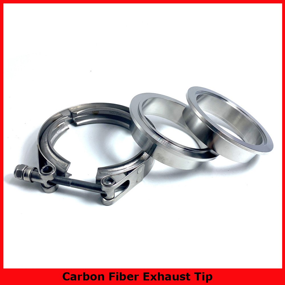 Exhaust V Band Clamp Flange Kit Stainless - 304 Edelstahl 2