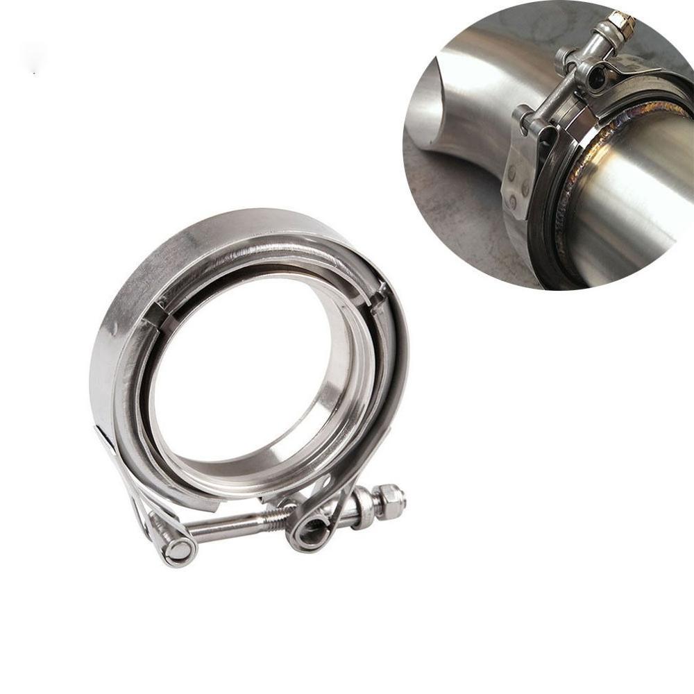 Exhaust V Band Clamp Flange Kit Stainless - 2,5/3 Zoll männlich/weiblich Ss304 V-Band Klemmflansch