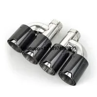 Auspuffendrohr aus Carbonfaser – Exhaust Tips Dual Outlet Carbon Fiber 63Mm Bewertung und Preis