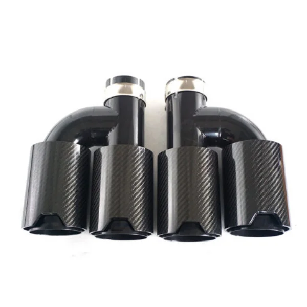 Auspuffendrohr aus Carbonfaser – Exhaust Tips Dual Outlet Carbon Fiber 63Mm Bewertung und Preis