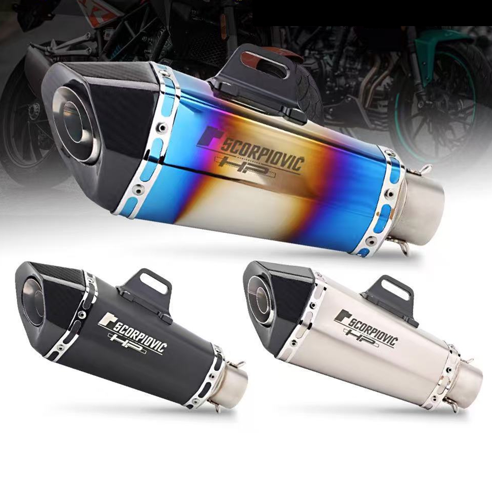 Universeller 51mm Einlass Moto – Exhaust Muffler Stainless Steel Universal Bewertung und Preis