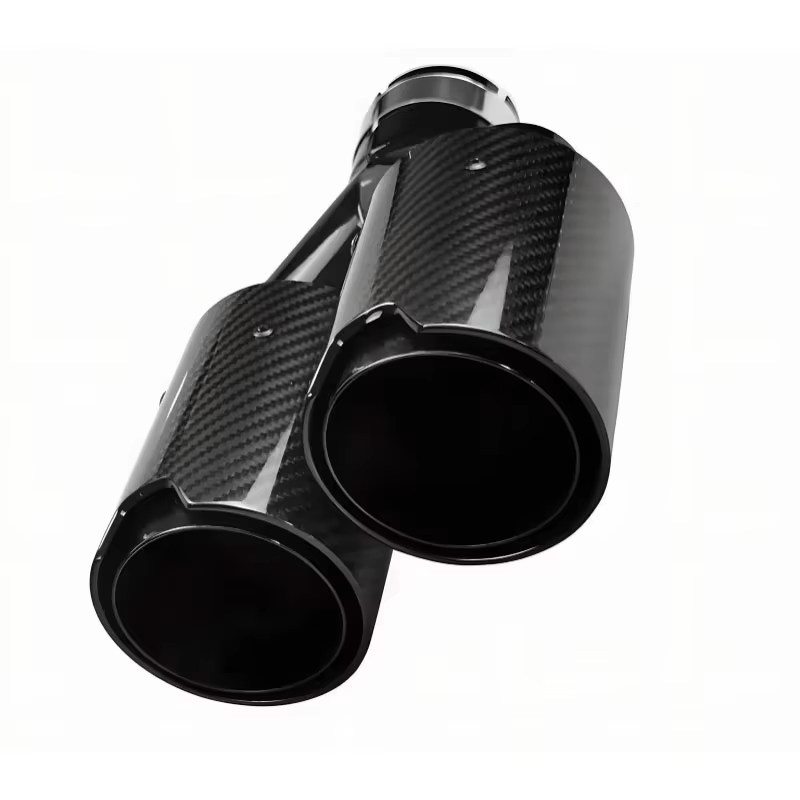 2 Stück Doppelauslass-Auspuffe – Exhaust Tips Dual Outlet Carbon Fiber 63Mm Bewertung und Preis