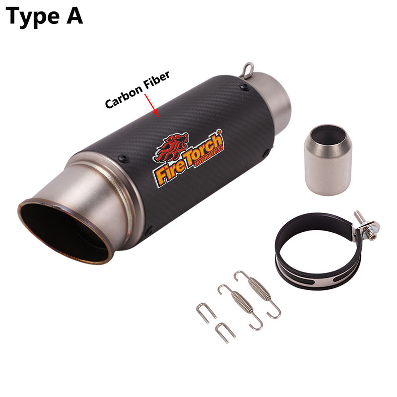 Universelles 51-mm-Motorrad-Au – Exhaust Muffler Stainless Steel Universal Bewertung und Preis