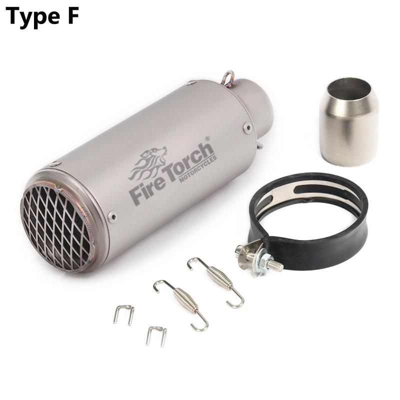 Universelles 51-mm-Motorrad-Au – Exhaust Muffler Stainless Steel Universal Bewertung und Preis