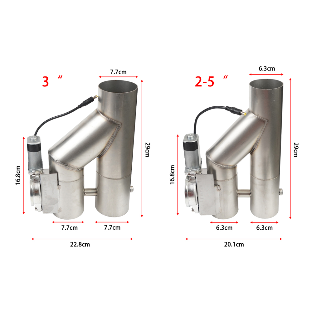 Edelstahl Auto Auspuff y Rohr  – Dual Exhaust Cutout Valve Y Pipe Stainless Bewertung und Preis