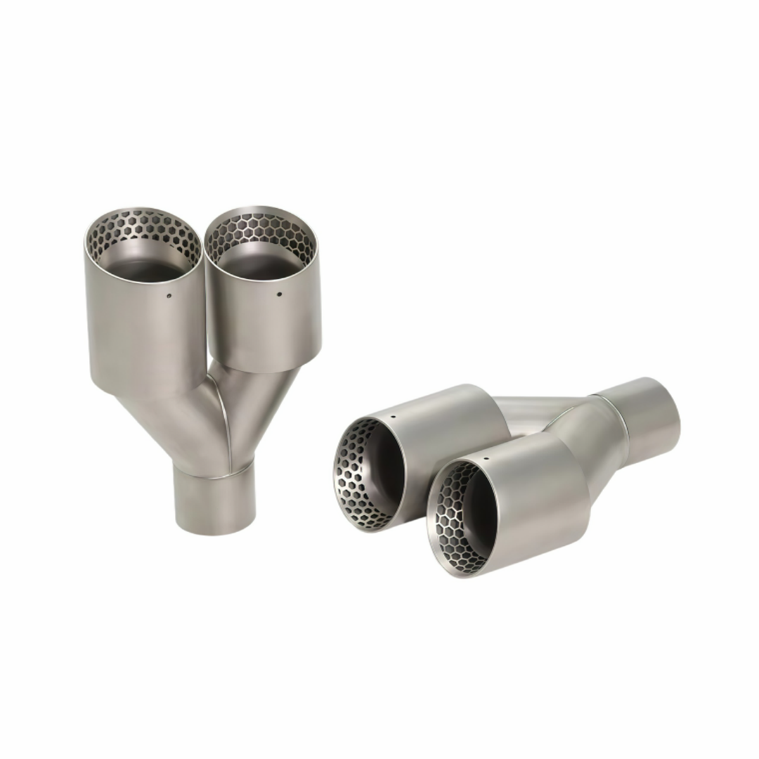 Universelle Mattsilberne Edels – Exhaust Muffler Stainless Steel Universal Bewertung und Preis