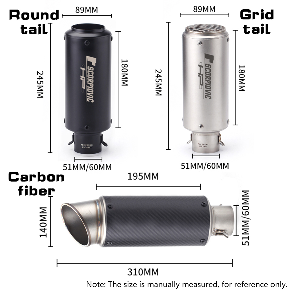 Universeller Motorrad-Auspufft – Exhaust Muffler Stainless Steel Universal Bewertung und Preis