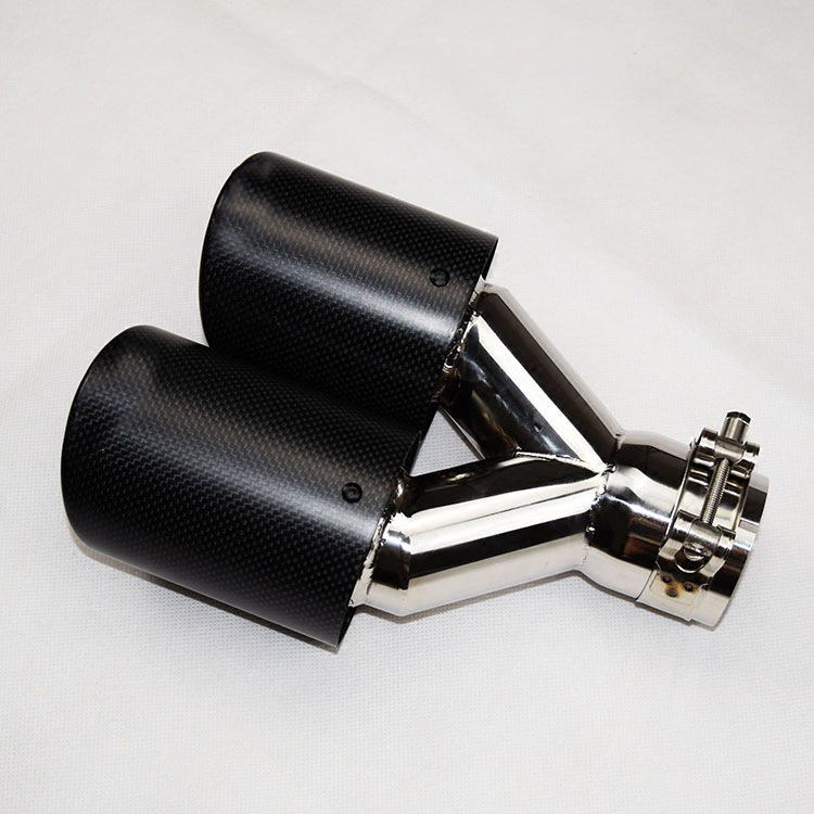 Auspuff-Endrohr-Hersteller Ede – Exhaust Tips Dual Outlet Carbon Fiber 63Mm Bewertung und Preis