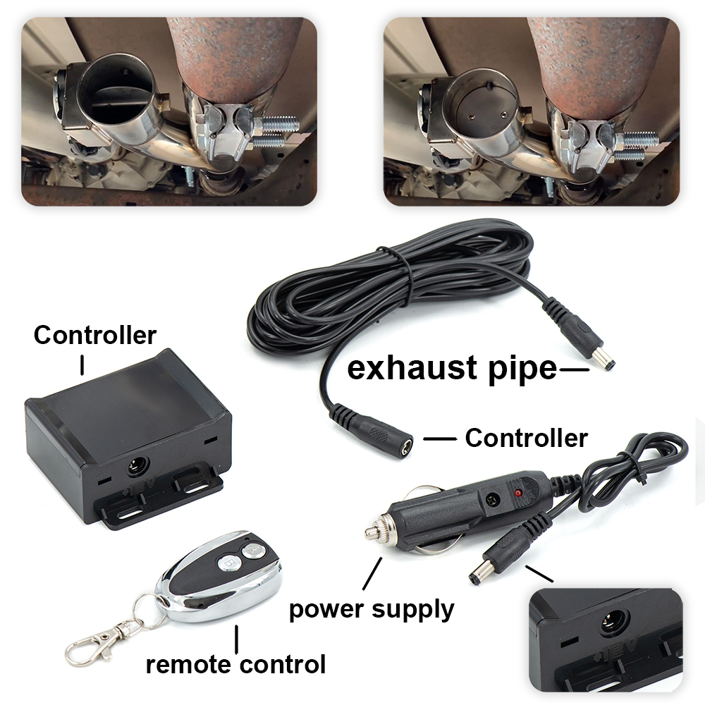 Universelles Y-Rohr-Set mit el – Dual Exhaust Cutout Valve Y Pipe Stainless Bewertung und Preis