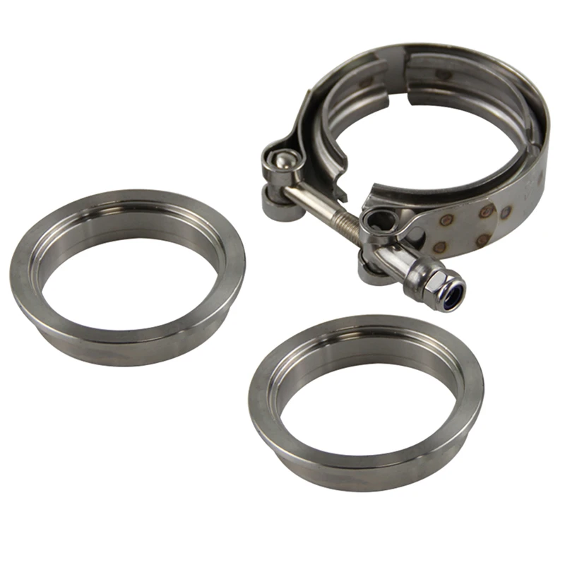 57 mm Turbo-Auspuff-Fallrohr-S – Exhaust V Band Clamp Flange Kit Stainless Bewertung und Preis