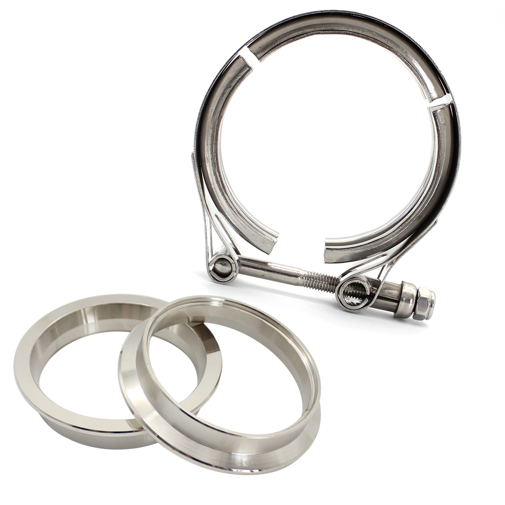 Auspuff V-Band Edelstahlklemme – Exhaust V Band Clamp Flange Kit Stainless Bewertung und Preis