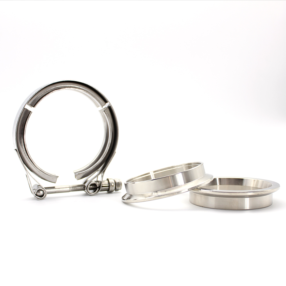 Auspuff V-Band Edelstahlklemme – Exhaust V Band Clamp Flange Kit Stainless Bewertung und Preis