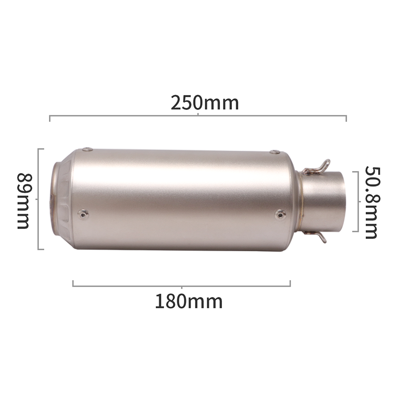 Universeller Motorrad-Auspuff  – Exhaust Muffler Stainless Steel Universal Bewertung und Preis