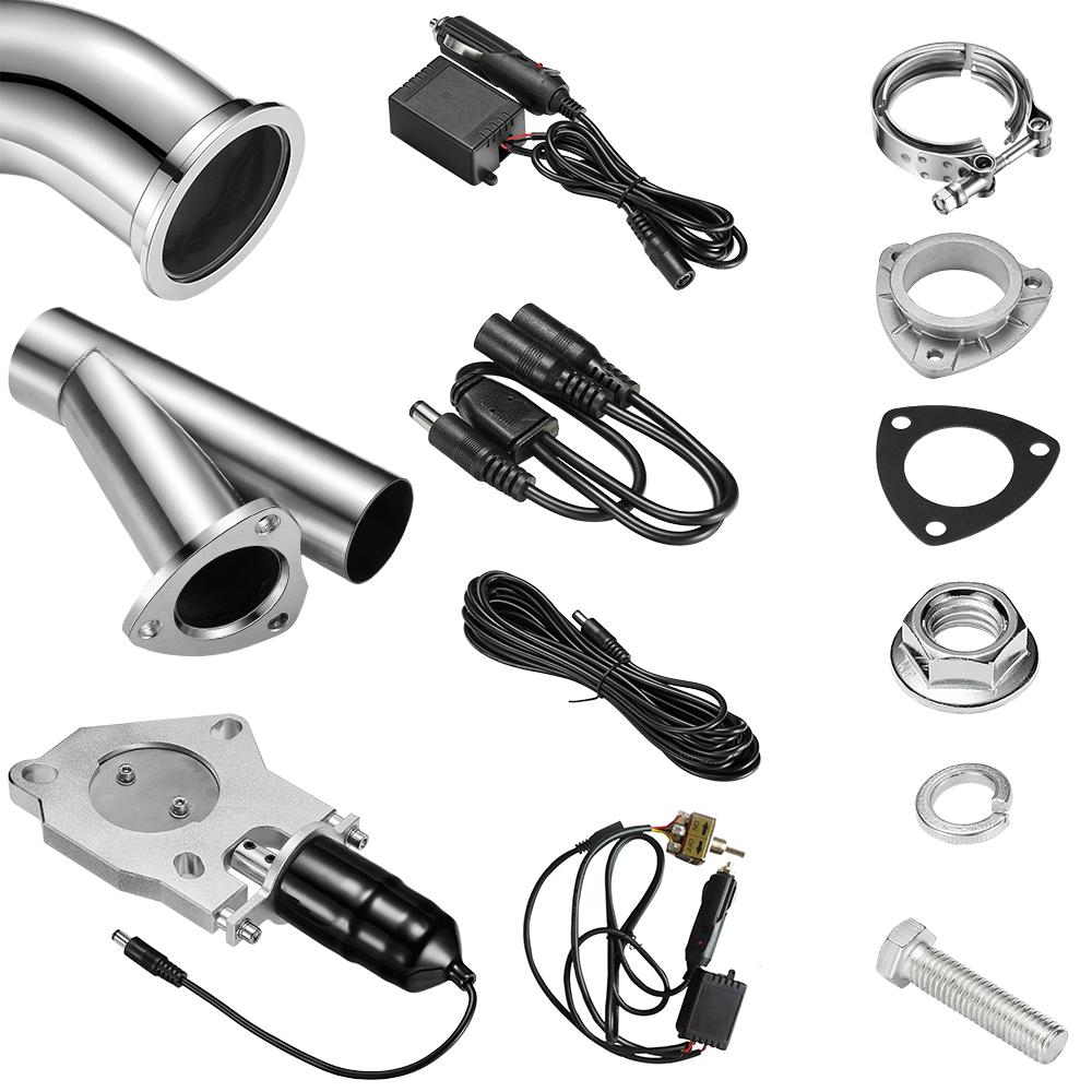 2.0/2.25/2.5/3,0 zoll Dual Man – Electric Exhaust Cutout Valve Kit 2.5 3.0 Bewertung und Preis