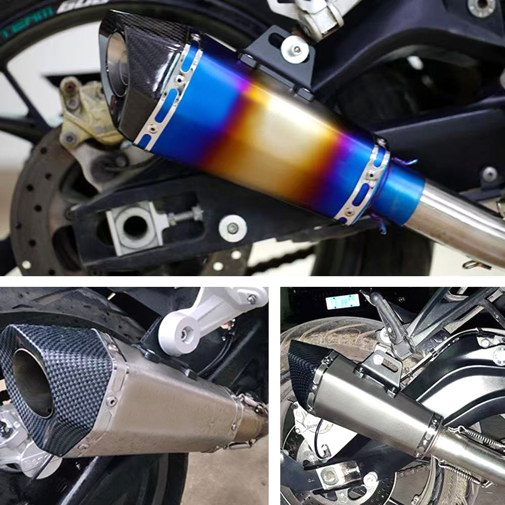 Für Z900 Z400 Ninja400 300 ZX6 – Exhaust Muffler Stainless Steel Universal Bewertung und Preis