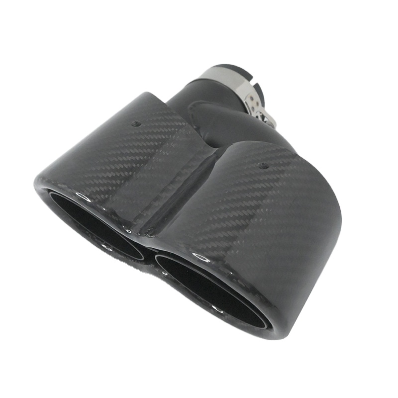 Y-förmige Doppel-Auspuffblende – Exhaust Tips Dual Outlet Carbon Fiber 63Mm Bewertung und Preis