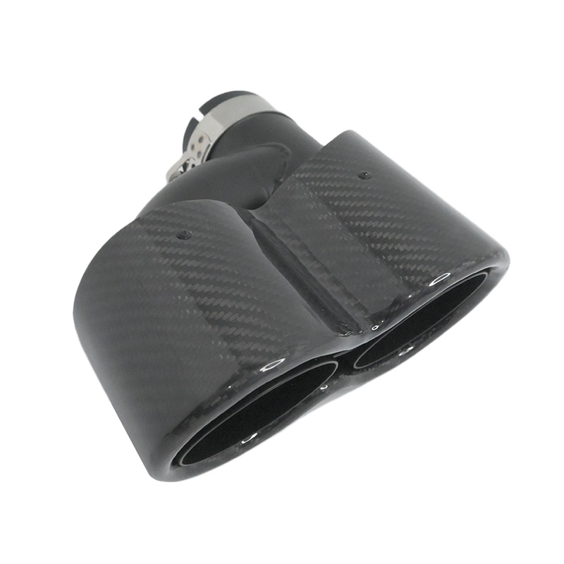 Y-förmige Doppel-Auspuffblende – Exhaust Tips Dual Outlet Carbon Fiber 63Mm Bewertung und Preis