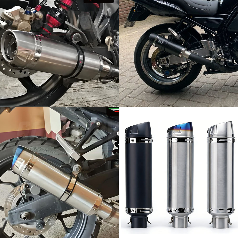 51mm Universal Motorrad Auspuf – Exhaust Muffler Stainless Steel Universal Bewertung und Preis