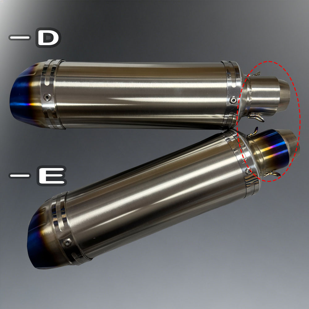 51mm Universal Motorrad Auspuf – Exhaust Muffler Stainless Steel Universal Bewertung und Preis