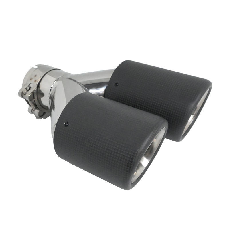 Auto-Auspuffanlage Y-Typ Endro – Exhaust Tips Dual Outlet Carbon Fiber 63Mm Bewertung und Preis