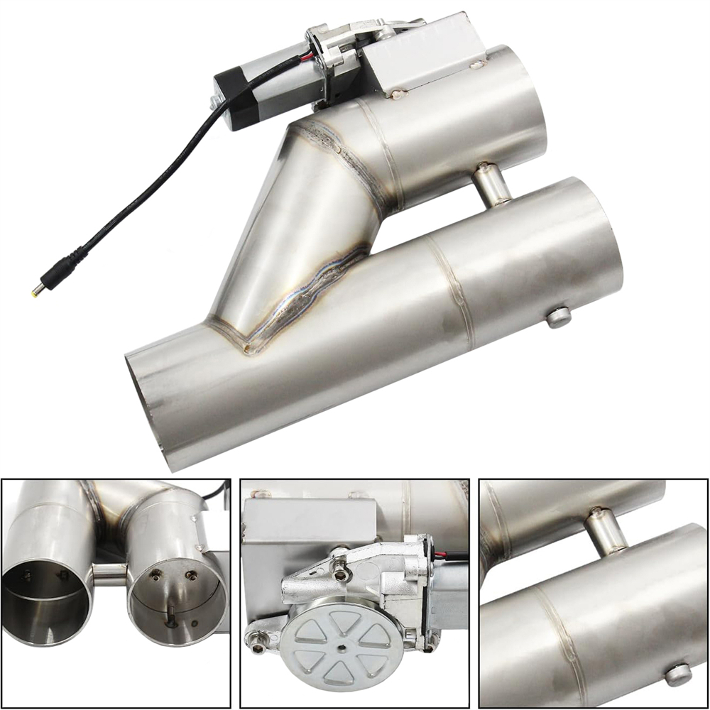 Universelles 2'' 2,5'' 3'' Ele – Dual Exhaust Cutout Valve Y Pipe Stainless Bewertung und Preis