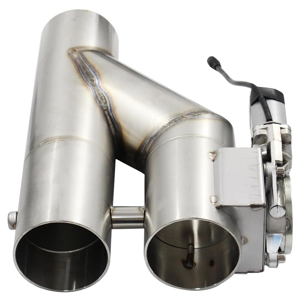 Universelles 2'' 2,5'' 3'' Ele – Dual Exhaust Cutout Valve Y Pipe Stainless Bewertung und Preis