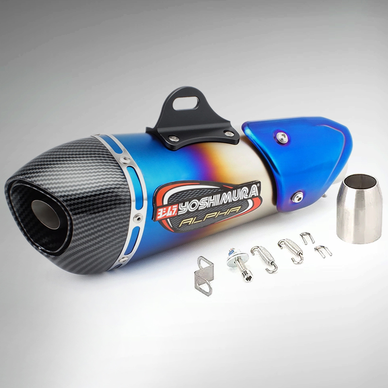 51MM Universal Motorrad-Auspuf – Exhaust Muffler Stainless Steel Universal Bewertung und Preis