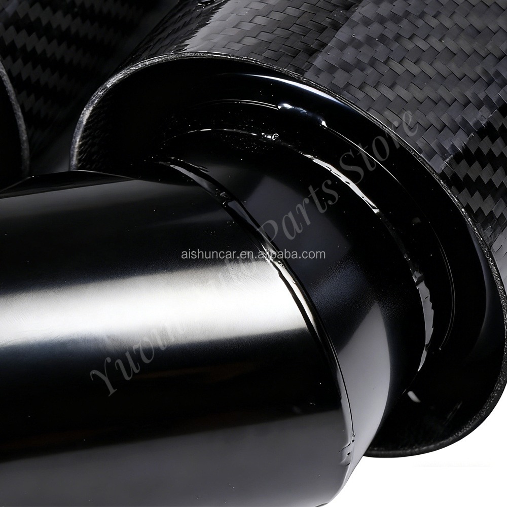 Universeller Doppel-Auspuffend – Exhaust Tips Dual Outlet Carbon Fiber 63Mm Bewertung und Preis